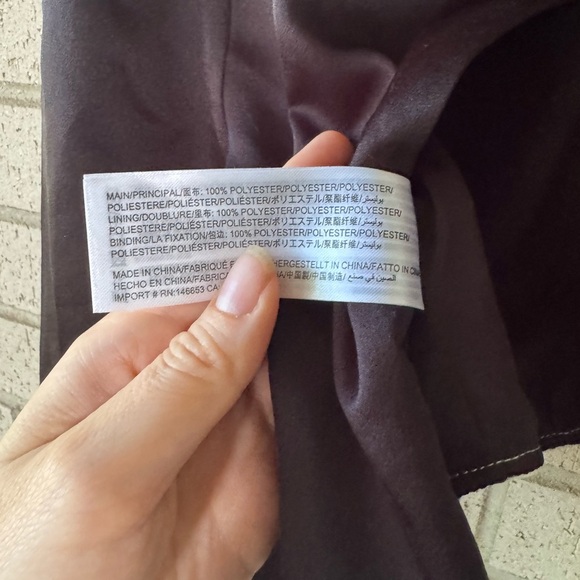 Finders Keepers Black Tie-Back Palm Blouse - Picture 5 of 5